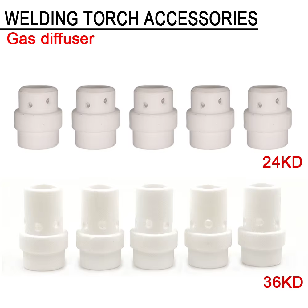 10/20pcs Consommables MIG Torche Tête Swir D'anneau de Gaz Pour Binzel MIG MAG 24KD/36KD Torche Util