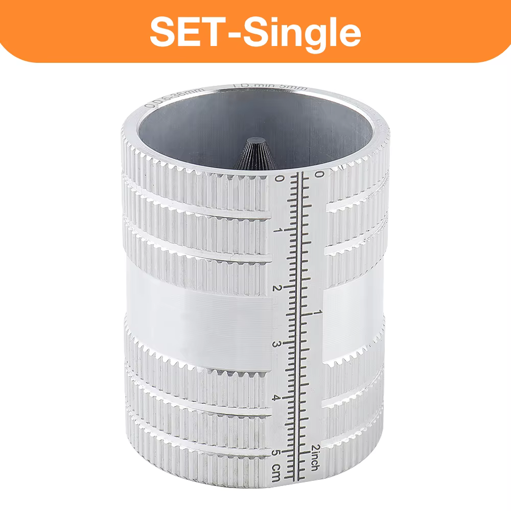 Outil de chanfreinage pour tubes de 1/4" à 1-3/8", alésoir professionnel pour tubes intérieurs/extér
