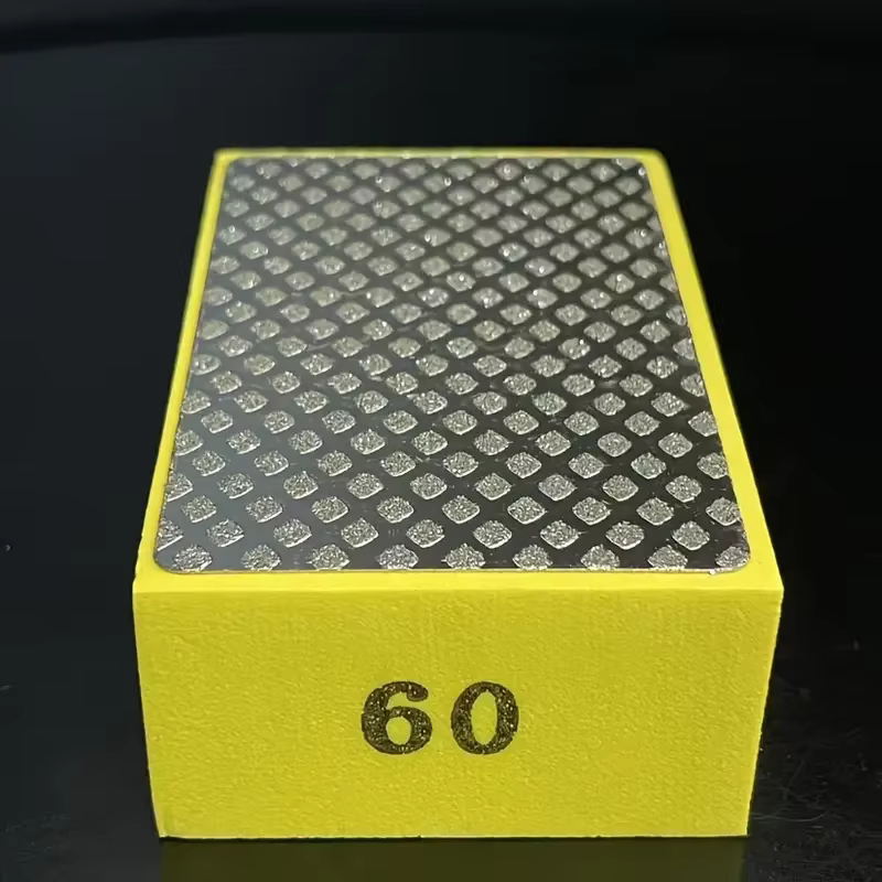 Tampons de polissage à main en diamant, bloc de meulage abrasif pour carrelage, verre, pierre, marbr