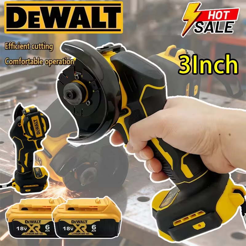 DEWALT – meuleuse d'angle sans fil, Mini machine de polissage et de meulage de 3 pouces, outils élec