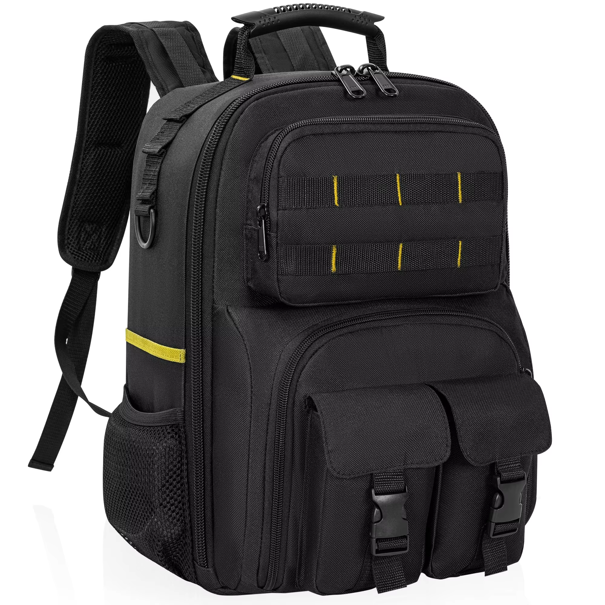 Sac à outils, sac à outils robuste avec épaulettes rembourrées et organisateur d'outils amovible, sa