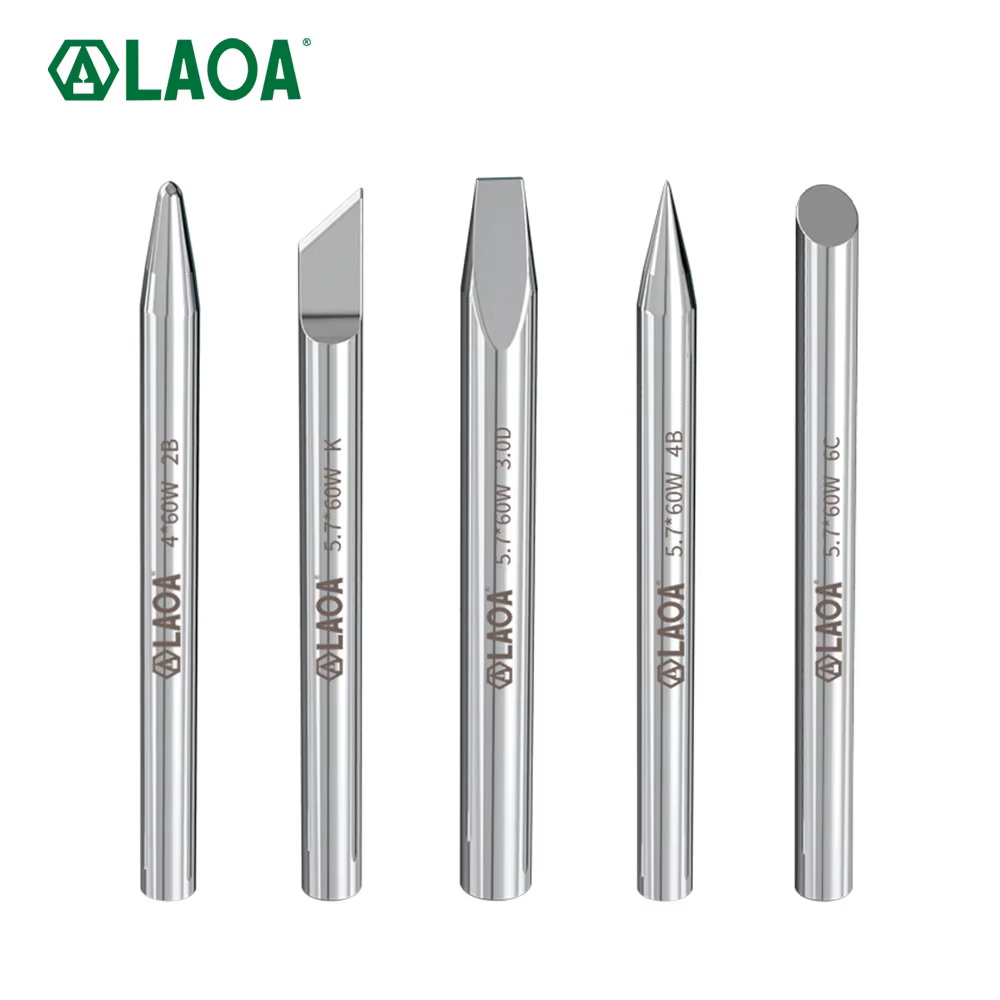 LAOA – pointe de fer à souder électronique en forme de fer à cheval, pointue émoussée, chauffée à l'