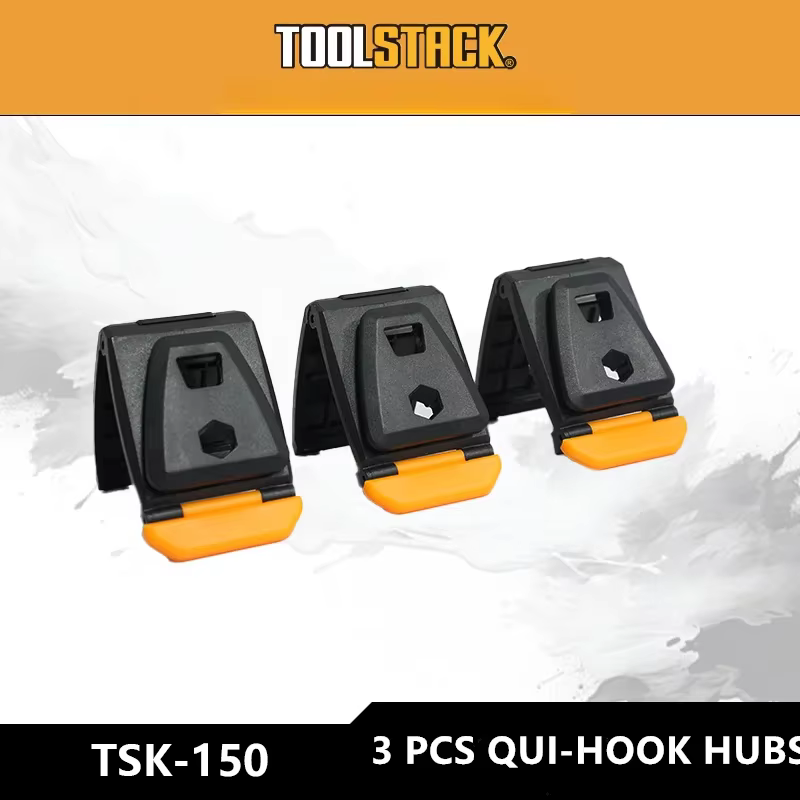 Ceinture de travail TOOLSTACK avec boucle en acier à dégagement rapide, conception suspendue, suppor