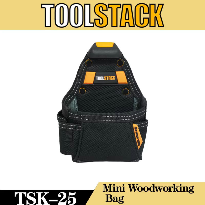 TOOLSTACK Mini trousse à outils utilitaire, marteau et tournevis, pochette de ceinture, kit de servi
