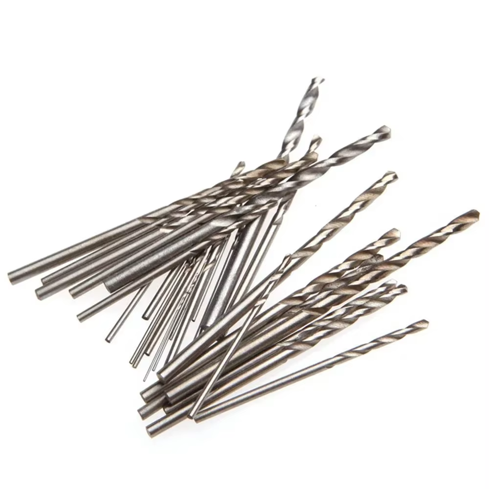10 pièces Micro HSS forets hélicoïdaux embouts à tarière à tige droite pour perceuse électrique en o