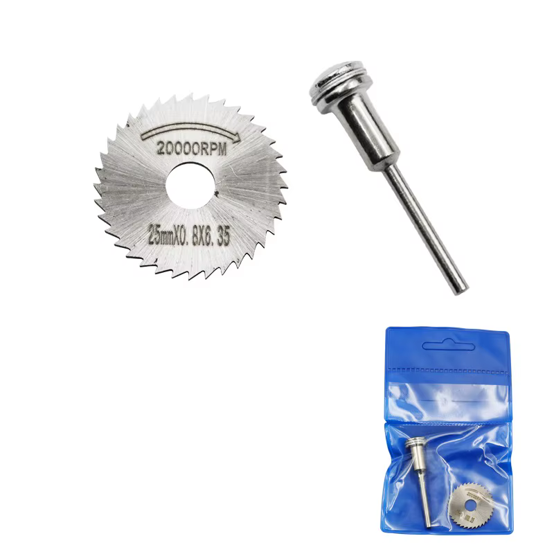 Disque de coupe métallique 22mm-60mm 6.35mm, lame de scie circulaire pour outil rotatif Dremel, outi