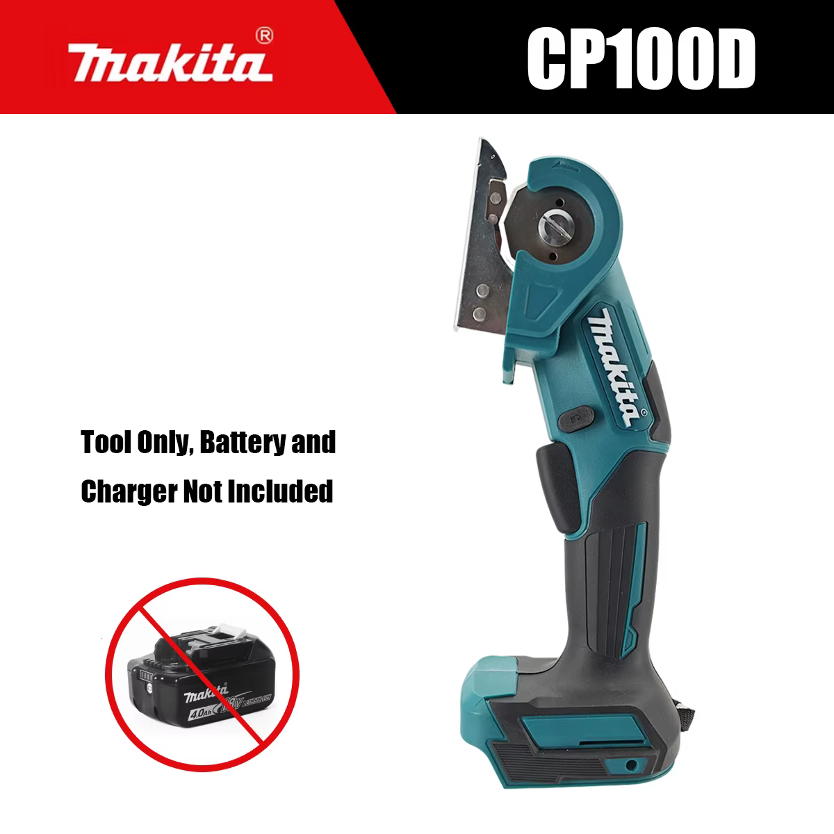 Coupe-tapis sans fil Makita CP100, outil de coupe multifonctionnel à lame ronde, outil de coupe de t