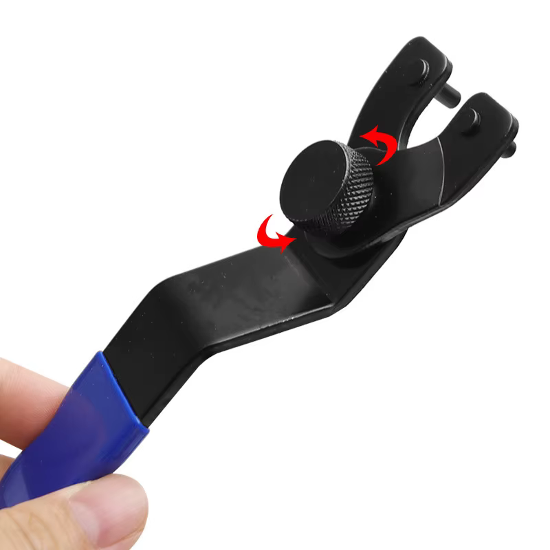 Clé de meuleuse d'angle réglable, clé à broche, poignée en plastique, clé à broche, outils de répara