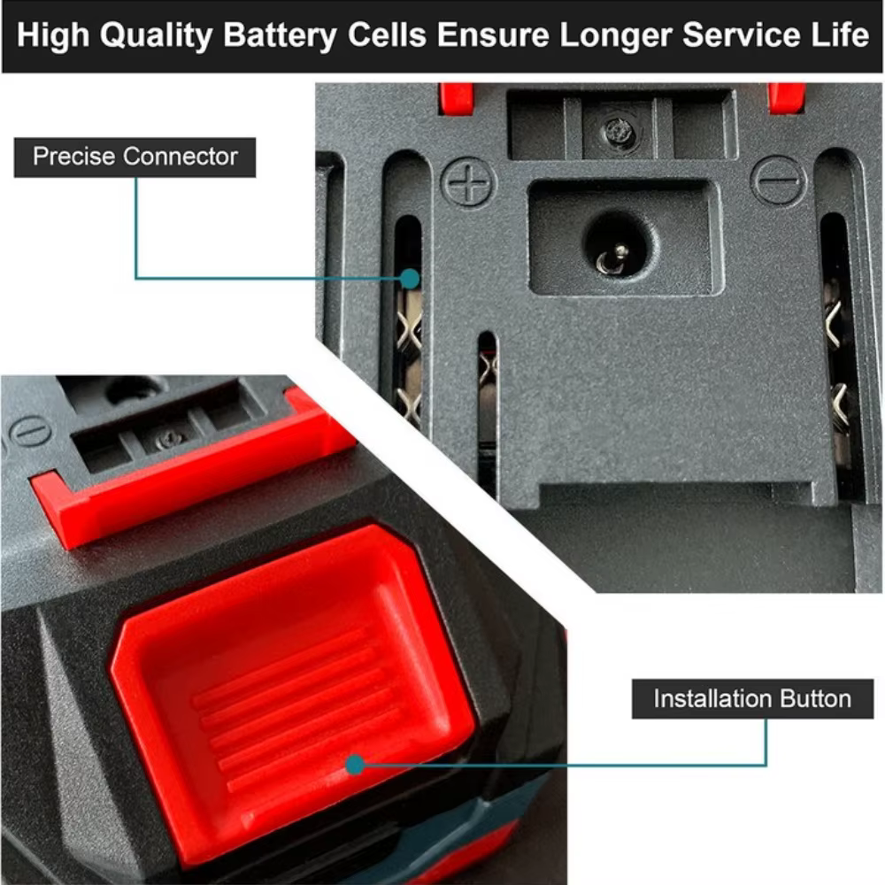 PATUOPRO 18-21V 2.0 4.0 6.0Ah batterie au Lithium Rechargeable pour Makita 18V perceuse électrique s