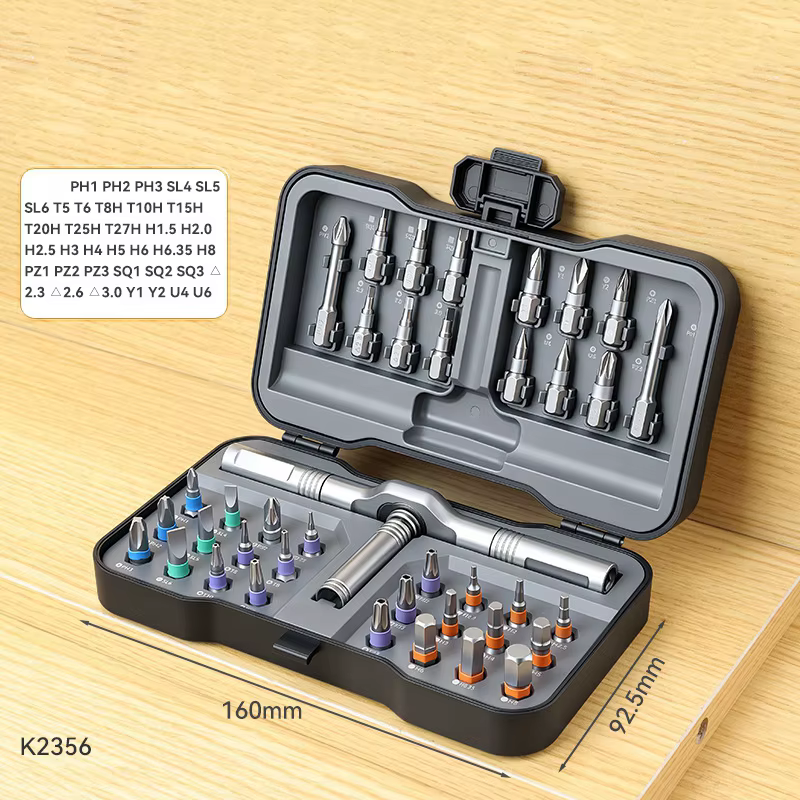 Jeu de tournevis à cliquet multifonction, embouts magnétiques multiples, mini kit d'outils de répara