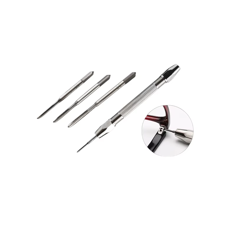 Kit d'outils de réparation de lunettes, extracteur de vis endommagé, outils de robinet de forage, di