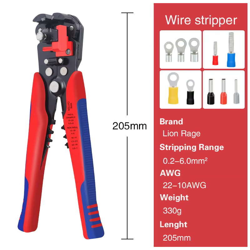 Outils de dénudage de fil, pince multi-outils, coupe-dénudage automatique, sertissage de fil de câbl