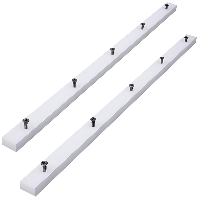 Barres à onglets de traîneau de scie de Table, 2 pièces, avec trous de vis pré-percés, barres à ongl