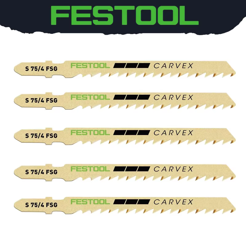 FESTOadvocate-Lame de Scie Incurvée 204316 S 75/4 FSG/5, Accessoire Universel pour Ministres le Bois