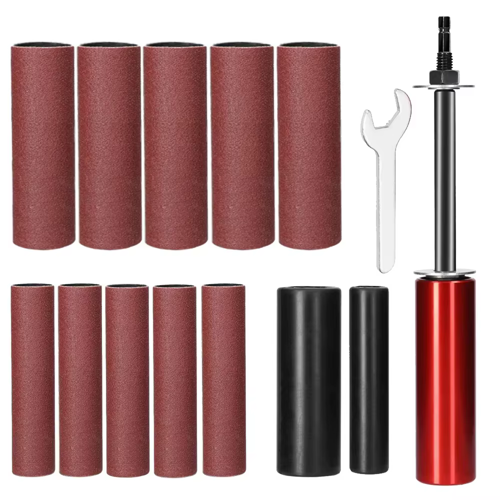 Kit de ponçage compact et pratique pour perceuse électrique, accessoire de décapage de la rouille, o