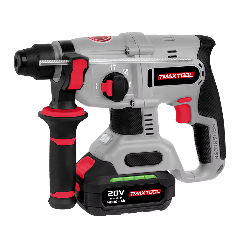 Marteau perforateur rotatif multifonction sans fil pour la démolition de murs, sols et pierres – Out