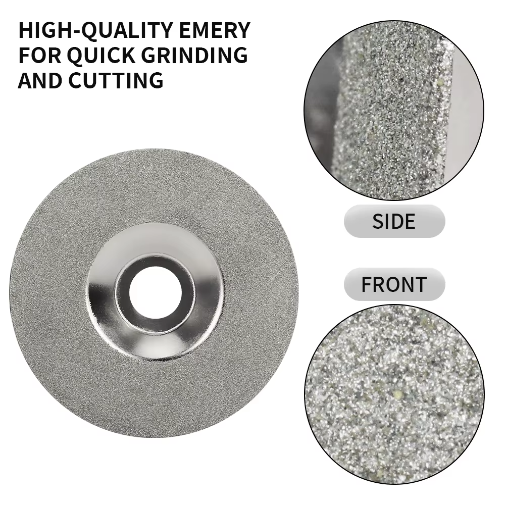 Disque de meulage 5 "125mm, haute qualité, avec revêtement en diamant, pour meuleuse d'angle,disque