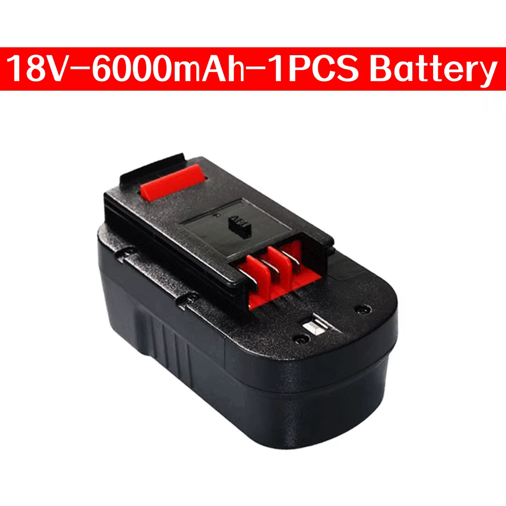 18V 6000mAh Batterie pour outil électrique pour Black & Decker A18 A1718 A18NH user ins B18 HPB18-OP