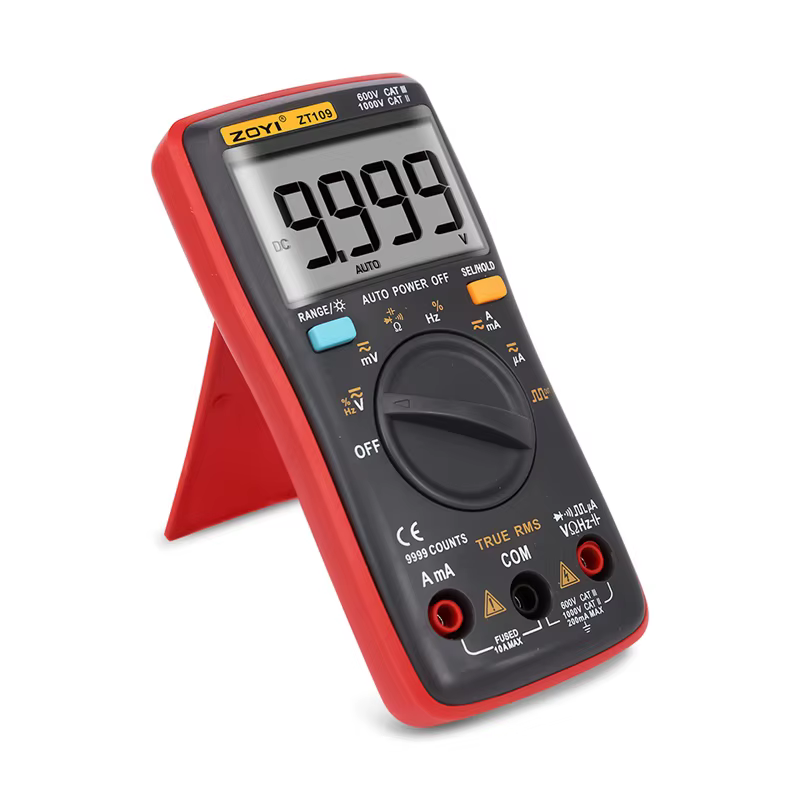 ZOYI-Multimètre électrique numérique ZT109/111, 6000 points, testeur de tension de courant CC/CA, Tr