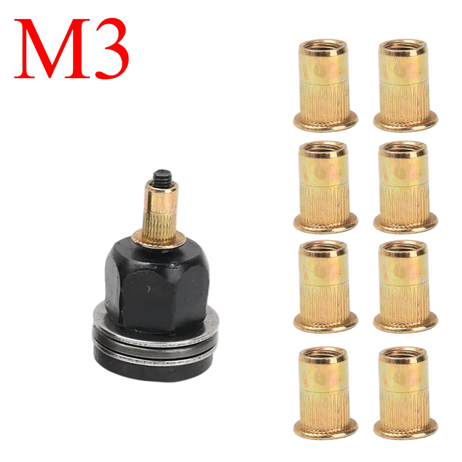 Outil de rivetage manuel pour fixation de plaque d'immatriculation, rivets pour montage de plaque d'
