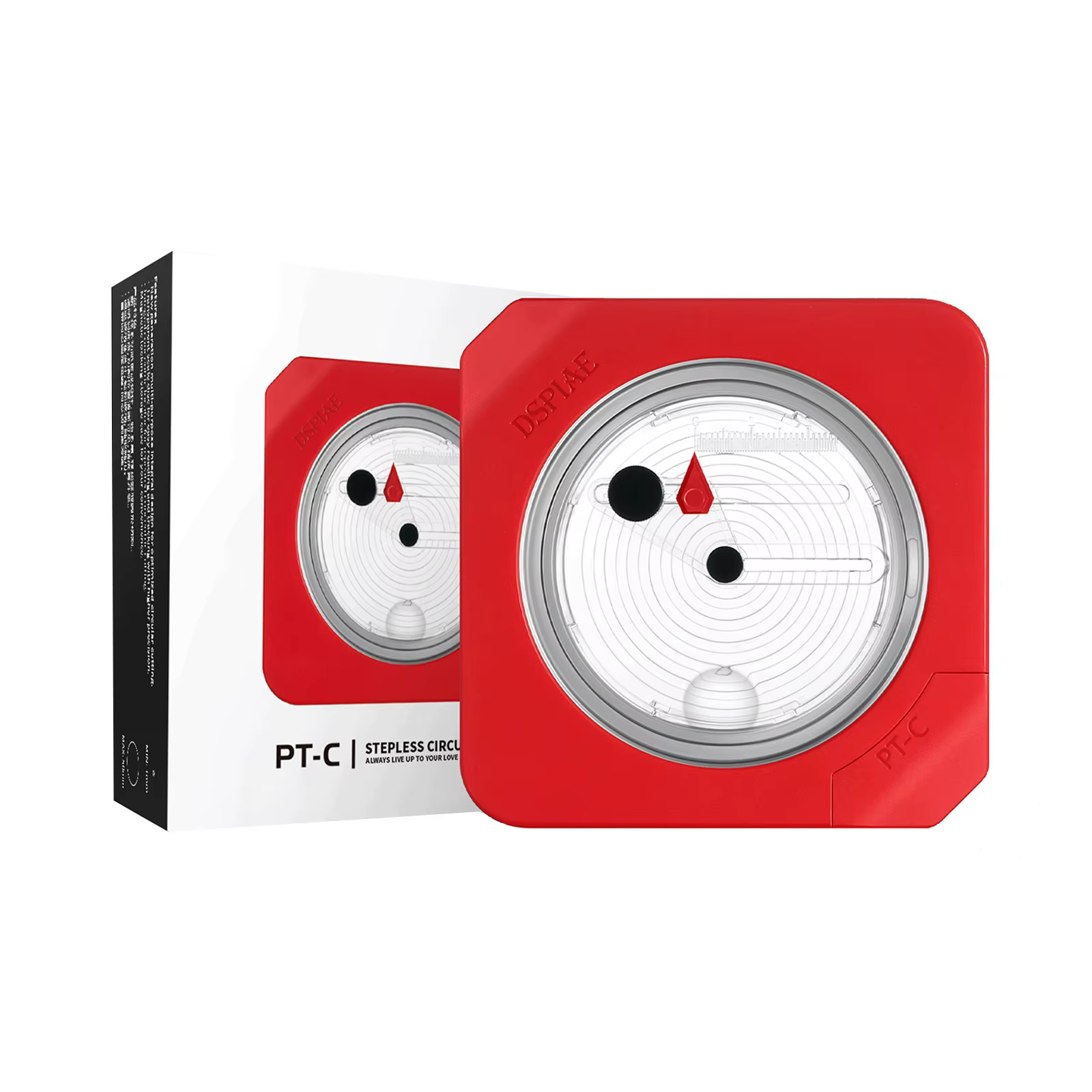 DSPIAE PT-C Coupe Circulaire Intégrale Rouge avec Mèche De Coupe De Tungstène avec Anti-ALD Pad PC D