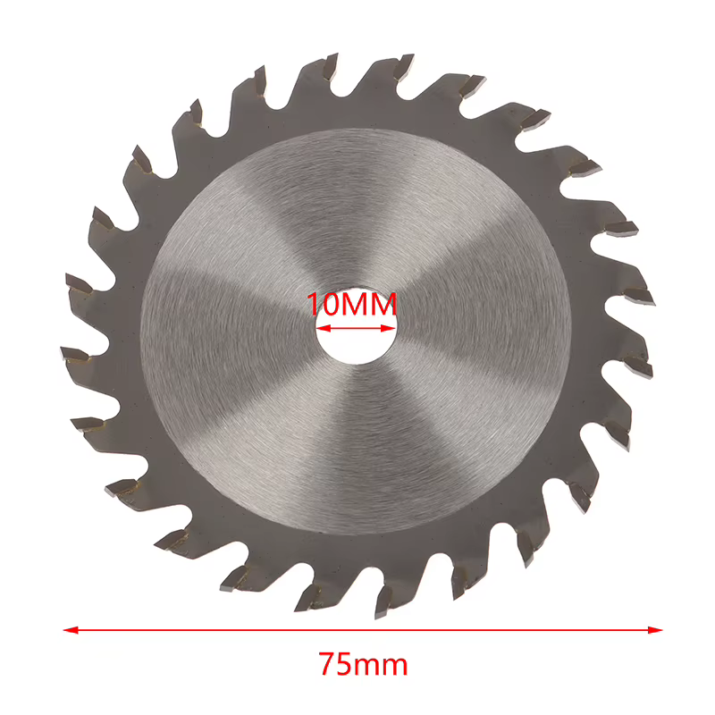 Lame de scie en carbure TCT durable de 85 mm - 24T, 30T, 36T ; pour la coupe du bois, compatible ave