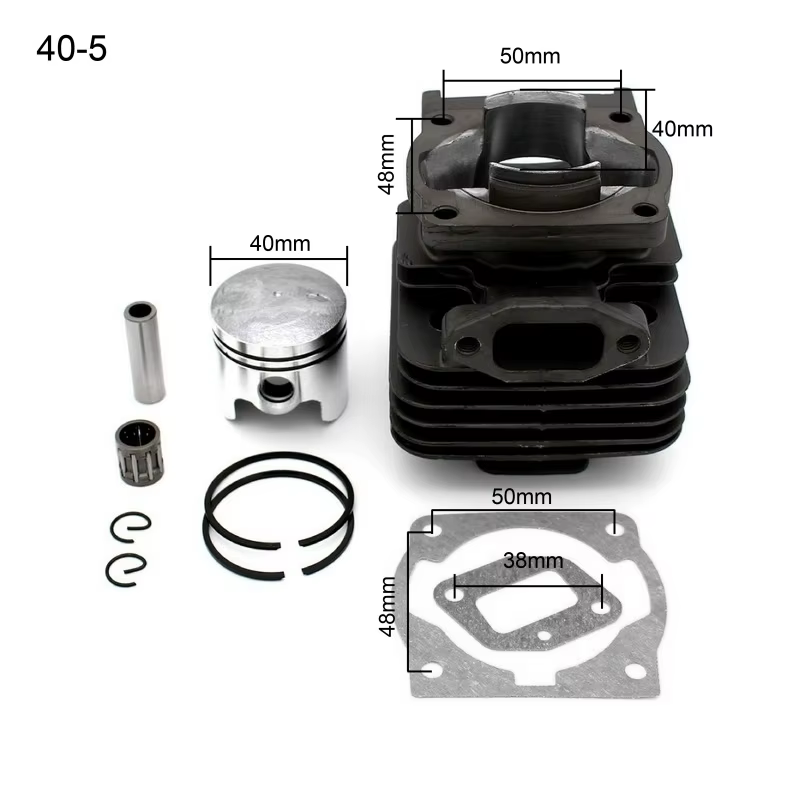 Kit de remplacement de cylindre et piston 44 mm et 40 mm pour moteur de débroussailleuse 44-5 et 40-