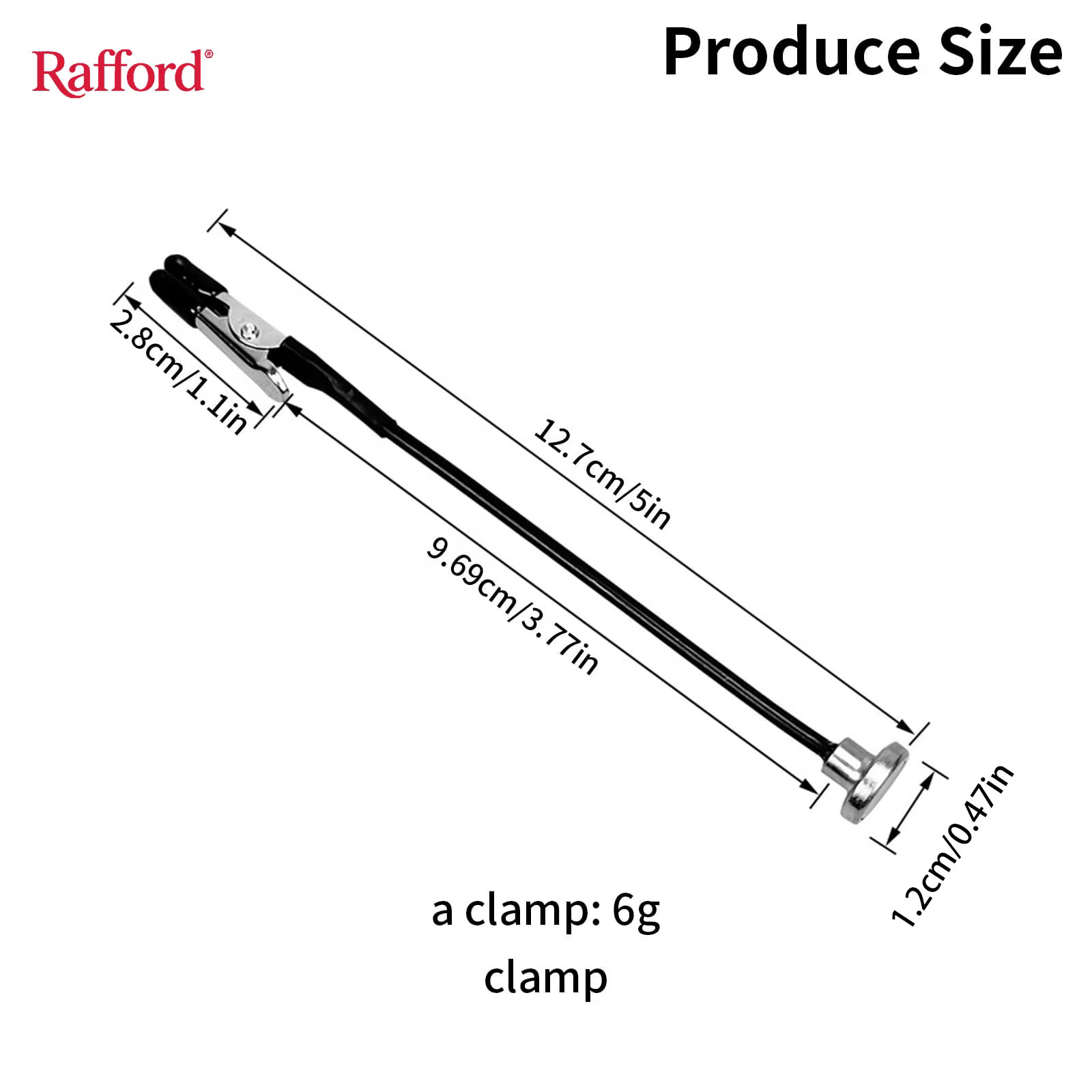 Outil de soudure à base magnétique Rafford - 360 ° Support de PCB à bras flexibles avec pinces cro