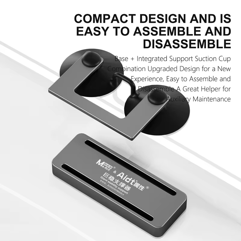 MaAnt M095 Support Stable géant pour la réparation de téléphones portables Support de retrait de car