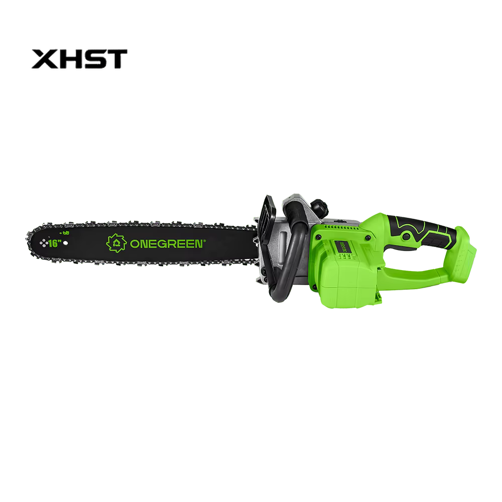 Mini-tronçonneuse rechargeable à double batterie, 16 pouces, portative, alimentée par batterie, pour