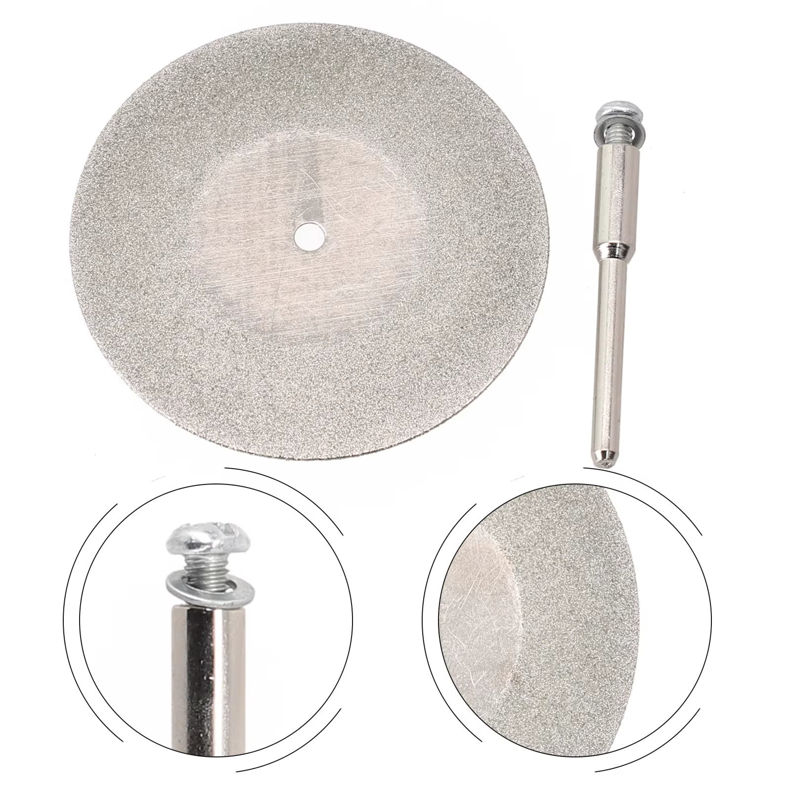 Ensemble de disques de coupe diamantés miniatures pour accessoires rotatifs, meule diamantée de 40,