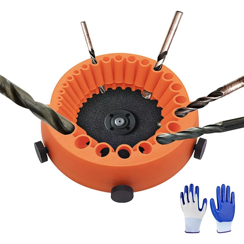 AA81-Aiguilleuse de forets pour tous types de forets de 1/16 à 1/2 pouces, alimentée par une meuleus