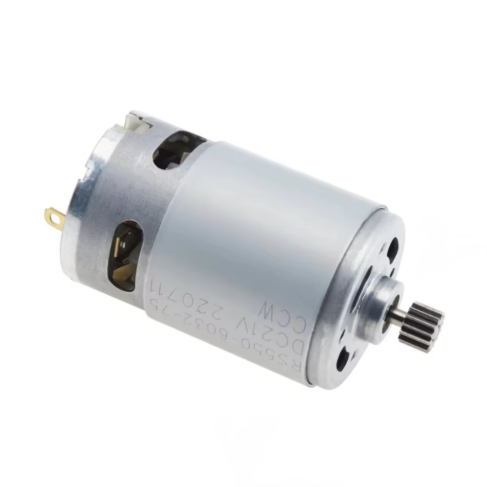 1 pièces nouveau moteur 21V RS550 DC 14 dents 8.2mm moteur de tronçonneuse au Lithium 28000 tr/min m