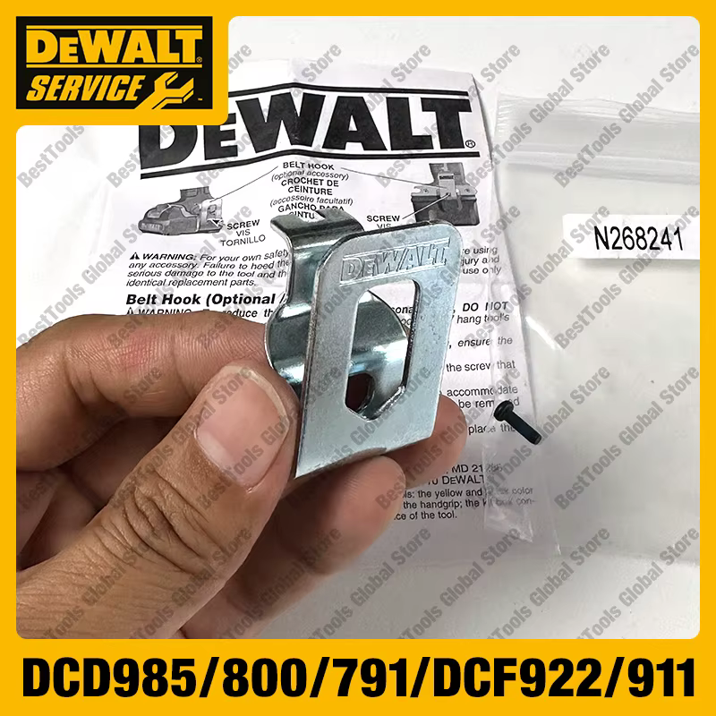 Pince de ceinture à crochet de ceinture pour DEWALT N 268241   Clip de ceinture pour perceuse électr