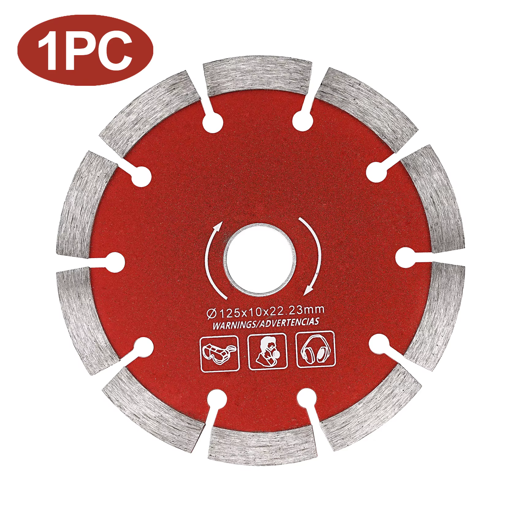 1/3/5 pièces 125mm lames de scie diamant pierre mur rainurage roue de coupe à sec pour meuleuse d'an