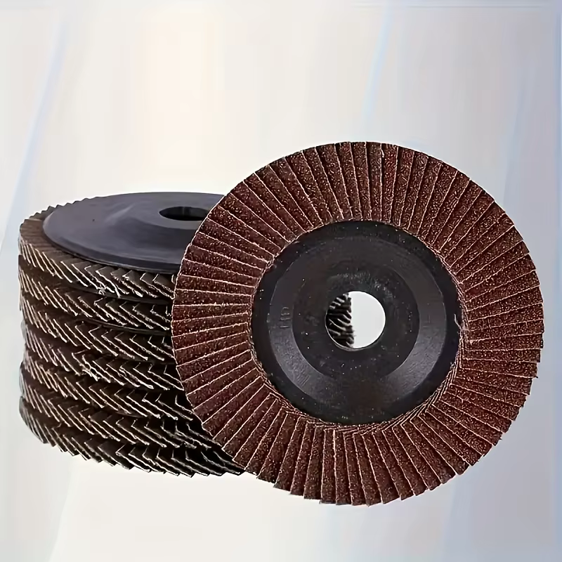 Ensemble de disques à lamelles de 4 pouces, grain 60 (6 pièces), haute résistance pour l'élimination