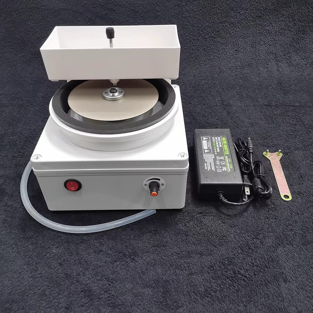 Rectifieuse électrique polyvalente – Meuleuse d'eau de bureau portable à vitesse réglable pour le po