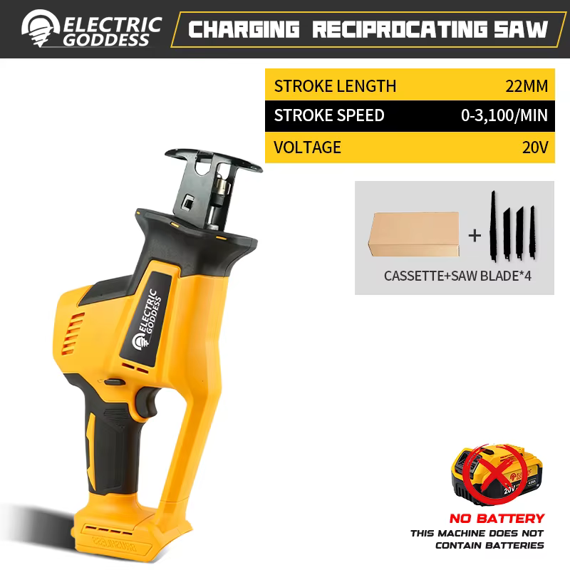 3000W 10000SPM scie alternative électrique tronçonneuse électrique scie sabre outil de coupe sans fi