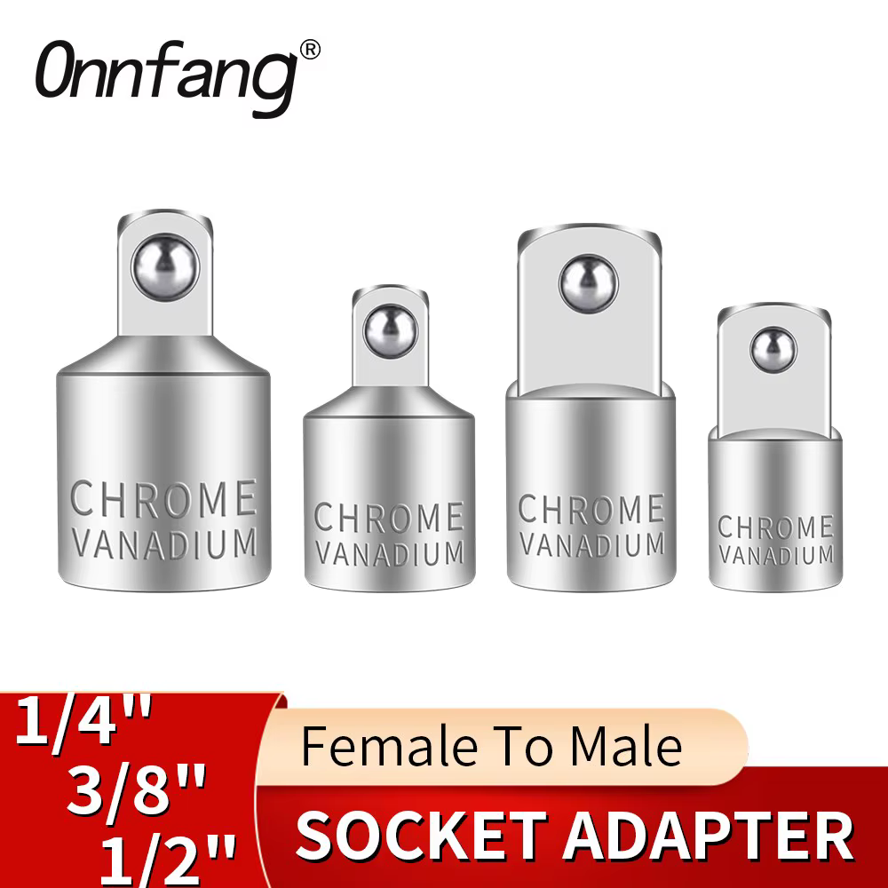 Onnfang-Adaptateur de douille en acier au chrome vanadium, clé à cliquet de tête d'entraînement, out