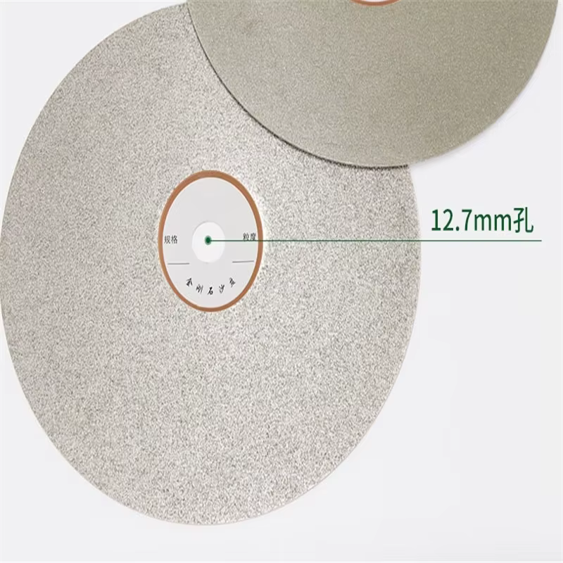 1 pièces 6 "150mm diamant enduit plat disque bijoux polonais meulage roue diamant disque de meulage 
