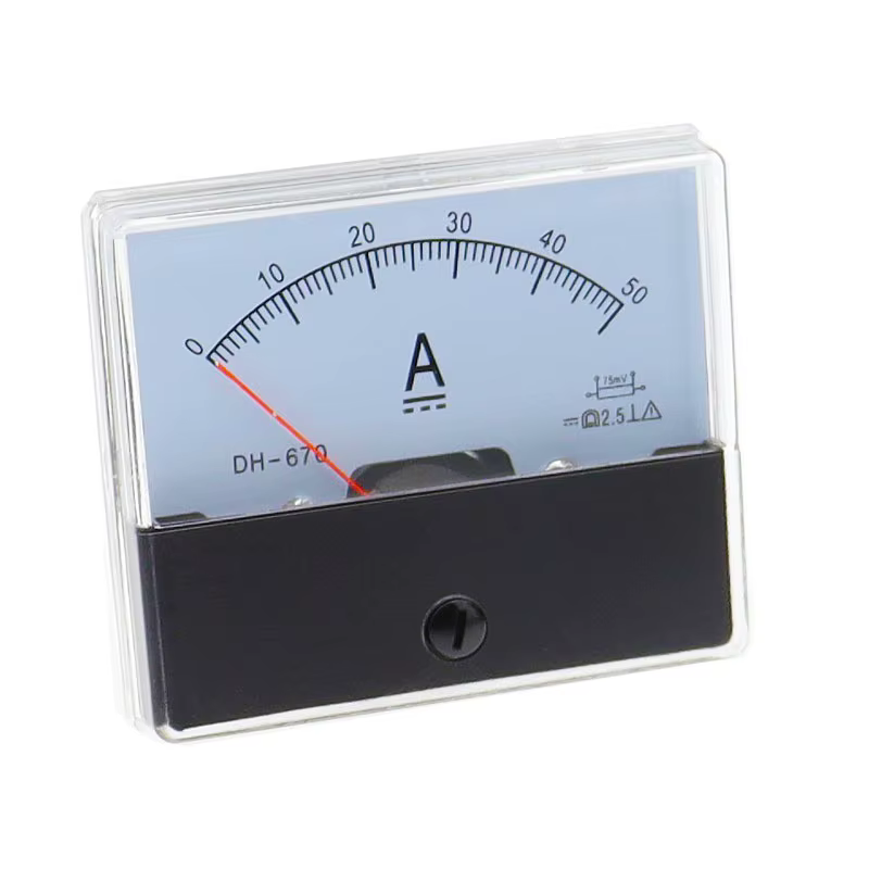Anlog ampèremètre DH-670 ampèremètre cc jauge de courant panneau ampèremètre testeur de courant ampè