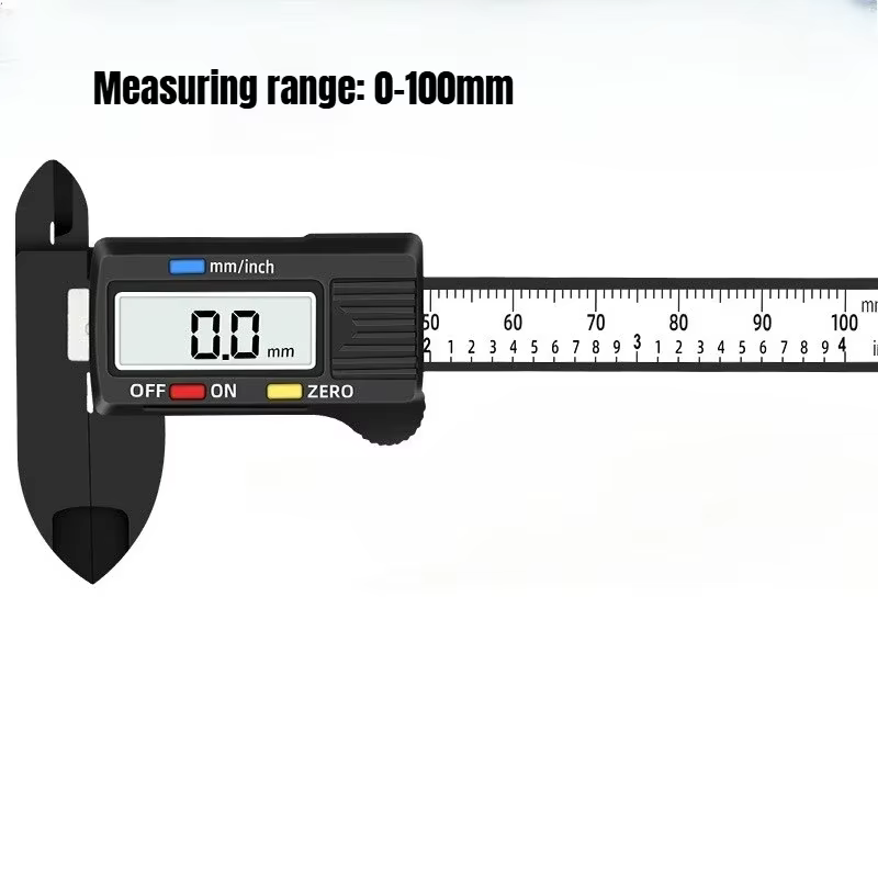 Pied à coulisse numérique 100/150mm, outil de mesure pour outils de menuiserie avec cadran en Fiber 