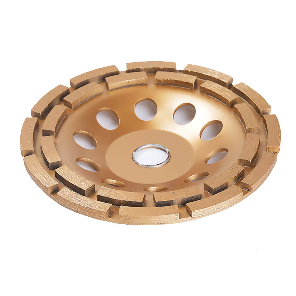 Disque de ponçage pour béton et granit, meule d'angle, double diamant, marbre, 230mm, 9 pouces, ouve