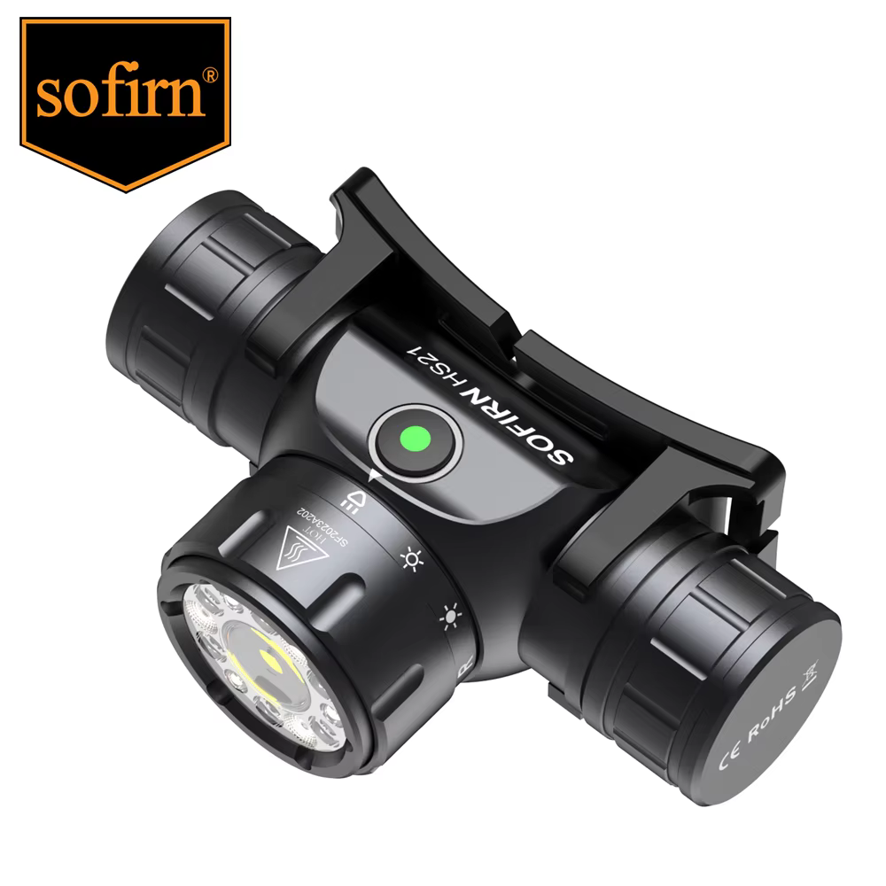 Sofirn HS21 2000lm EDC lampe frontale 18650 USB C lampe de poche Rechargeable SFT40 phare puissant a