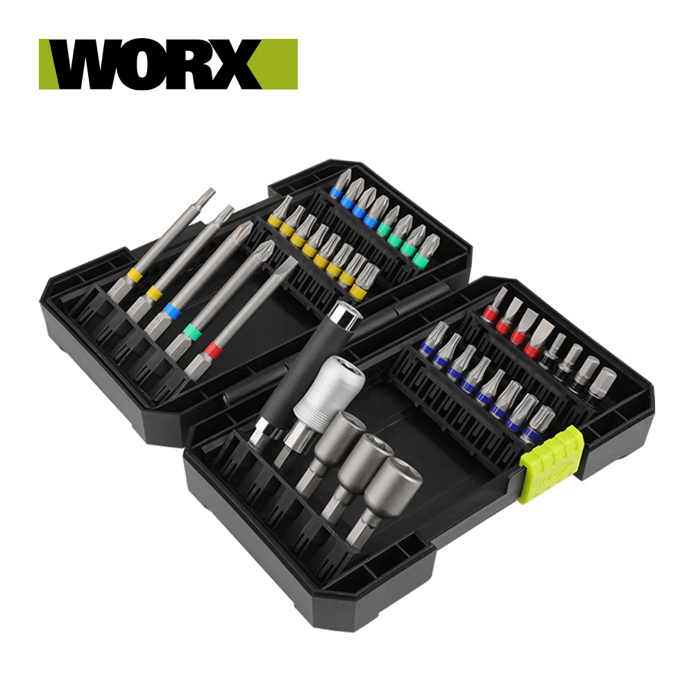 Worx-Jeu de forets pour perceuse, tournevis électrique, Hex Kentdrivers, WA1149, 42 pièces