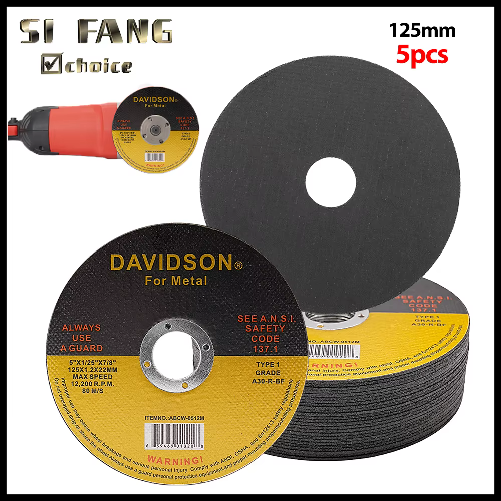 Lame de scie circulaire en résine, 5 pièces, 125mm, disque de coupe de 5 pouces, Mini meuleuse d'ang
