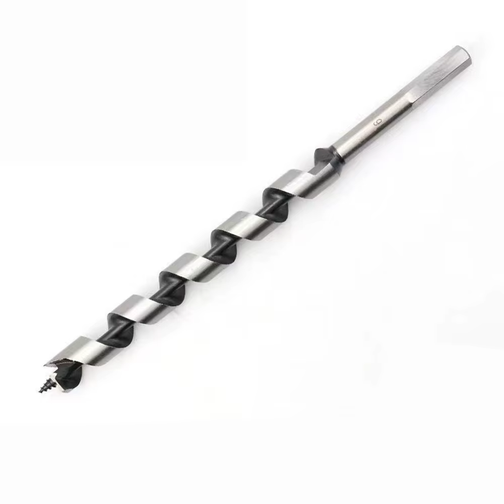 Perceuse à rouleau pour le travail du bois, 230-460mm de Long, poignée hexagonale, torsions de pâte 