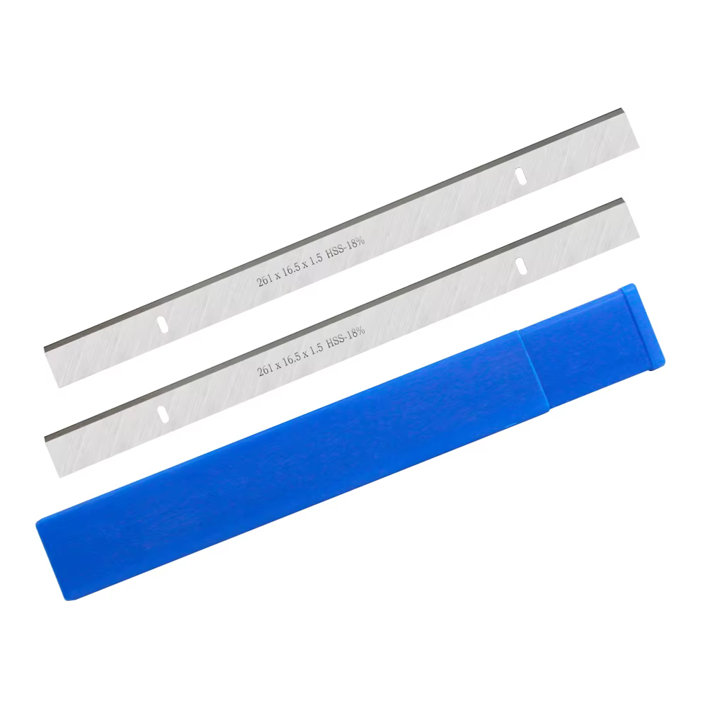 TASP 2 pièces 261mm HSS épaissir lame de raboteuse 261x16.5x1.5mm couteaux à bois pour schoeppac HMS