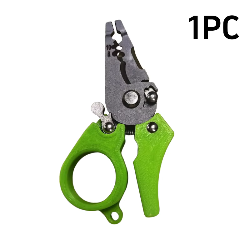 Mini-pinces à dénuder multifonctionnelles de poche pour électriciens – Outil de coupe et de sertissa