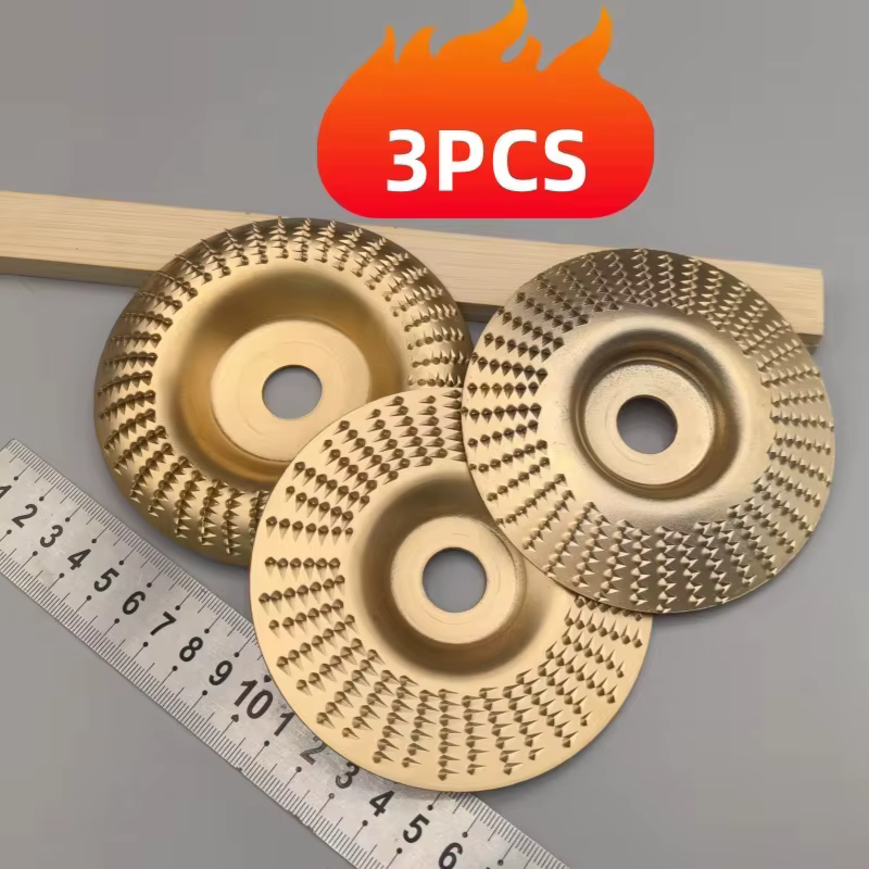Kit de 3 disques de meulage pour le travail du bois, pour meuleuse électrique, outils de découpe, gr